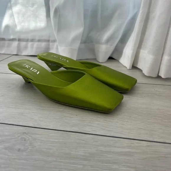 Prada Green Mules - Picture 3 of 3